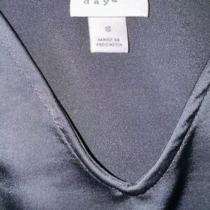 Silky black V-Neck Top cami tank